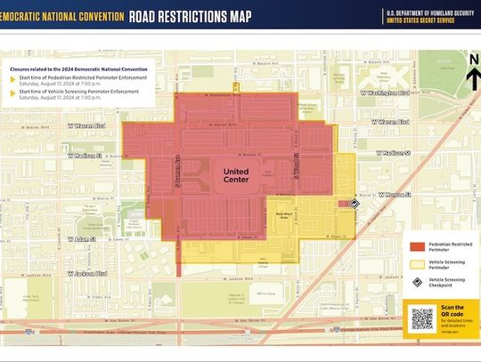 Ogłoszono granice stref bezpieczeństwa podczas konwencji Demokratów w Chicago