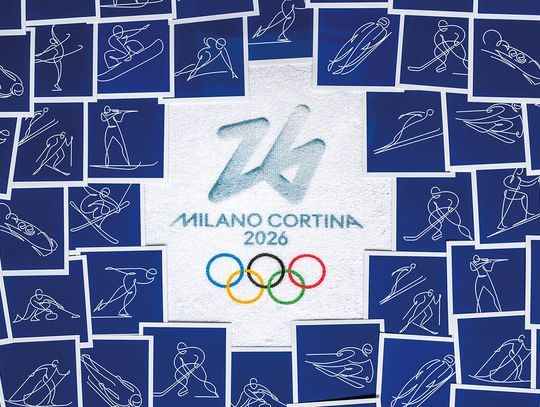 Olimpijskie kółka na lodzie