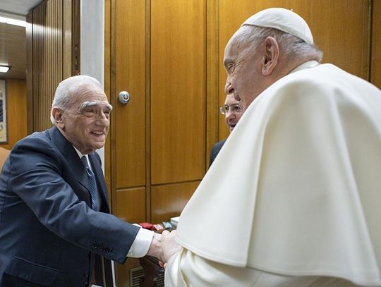 Papież Franciszek spotkał się z reżyserem Martinem Scorsese