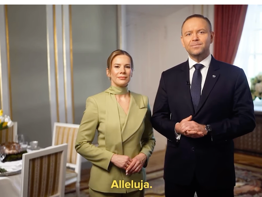 Para prezydencka złożyła Polakom życzenia wielkanocne (WIDEO)
