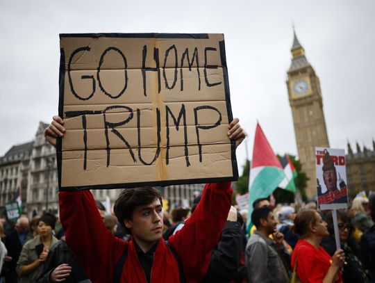 Policja: ok. 5 tys. osób wzięło udział w proteście przeciwko wizycie prezydenta USA (ZDJĘCIA | WIDEO)