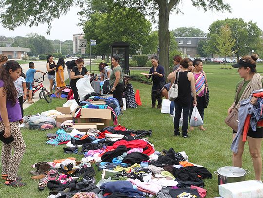 Polonijny „garage sale” na pomoc pogorzelcom z Prospect Heights