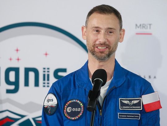 Polski astronauta wrócił do kraju