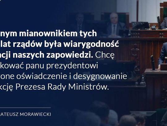 Premier Morawiecki składając dymisję: Rząd PiS chronił Polaków