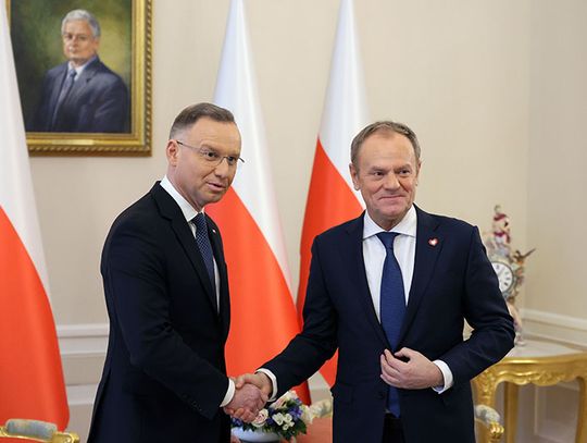 Premier Tusk o spotkaniu z prezydentem: Odniosłem wrażenie, że pozostajemy przy swoich zdaniach dot. praworządności