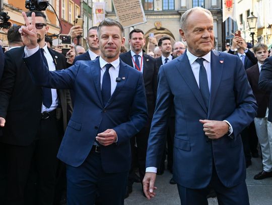 Premierzy Tusk i Magyar przybyli do Gdańska