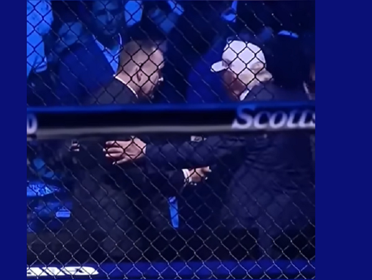 Prezydenci Nawrocki i Trump rozmawiali podczas gali UFC