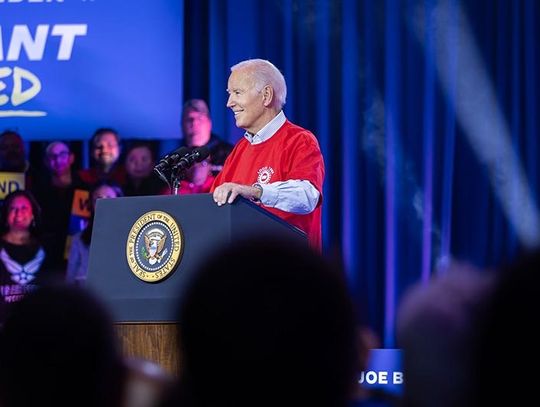 Prezydent Biden przemawiał do związkowców UAW w Belvidere