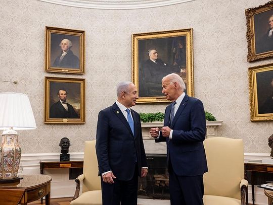 Prezydent Biden przyjął premiera Izraela Netanjahu