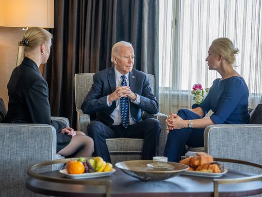 Prezydent Biden spotkał się z żoną i córką Aleksieja Nawalnego