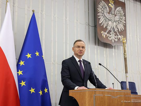 Prezydent do senatorów: Bierzecie na swoje barki współodpowiedzialność za stan naszego państwa