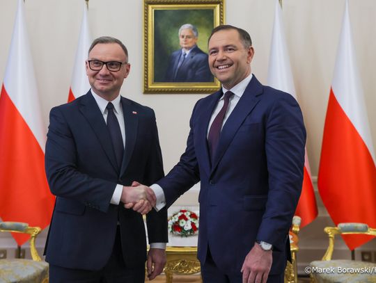 Prezydent Duda spotkał się z Karolem Nawrockim