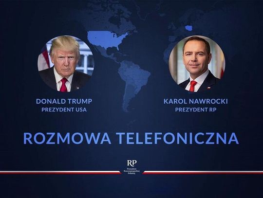 Prezydent Nawrocki rozmawiał z prezydentem Trumpem