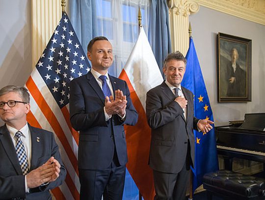 Prezydent podziękował Polonii w USA za dbanie o dobre imię Polski