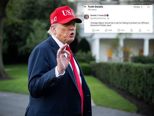 Prezydent Trump: gubernator Illinois i burmistrz Chicago powinni być w więzieniu