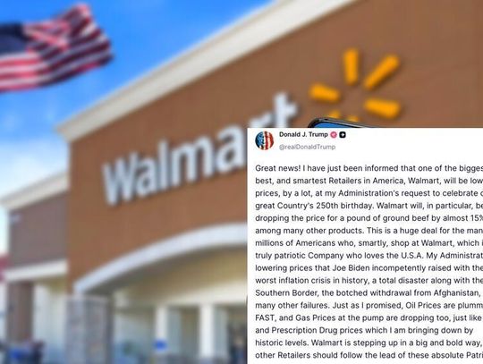 Prezydent Trump ogłosił, że Walmart obniży ceny na jego prośbę