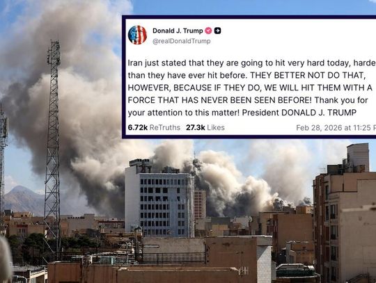 Prezydent Trump ostrzegł Iran przed mocnym odwetem Prezydent Trump ostrzegł Iran przed mocnym odwetem