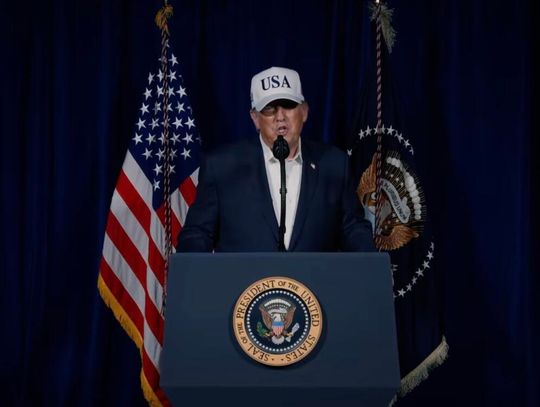 Prezydent Trump: rozpoczęliśmy dużą operację bojową w Iranie, nigdy nie zdobędą broni atomowej (WIDEO)