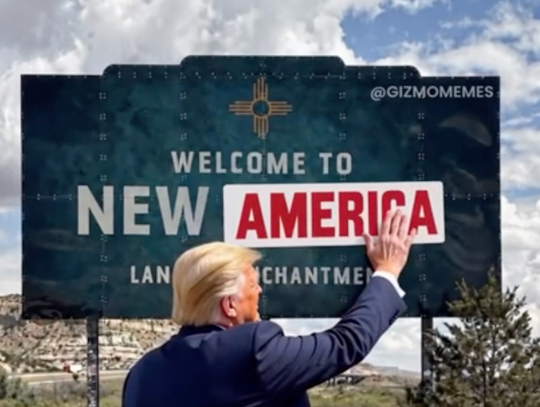 Prezydent Trump sugeruje zmianę nazwy stanu Nowy Meksyk na "Nowa Ameryka"