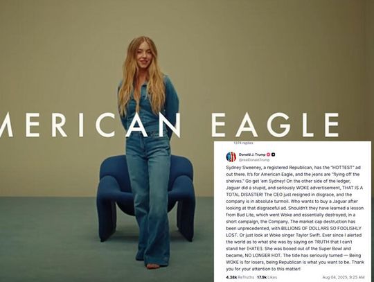 Prezydent Trump: Sydney Sweeney zrobiła „najgorętszą” reklamę na rynku (WIDEO)