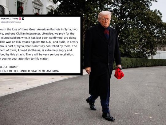 Prezydent Trump zapowiedział „poważny odwet” za zamach na amerykańskich żołnierzy w Syrii Prezydent Trump zapowiedział „poważny odwet” za zamach na amerykańskich żołnierzy w Syrii
