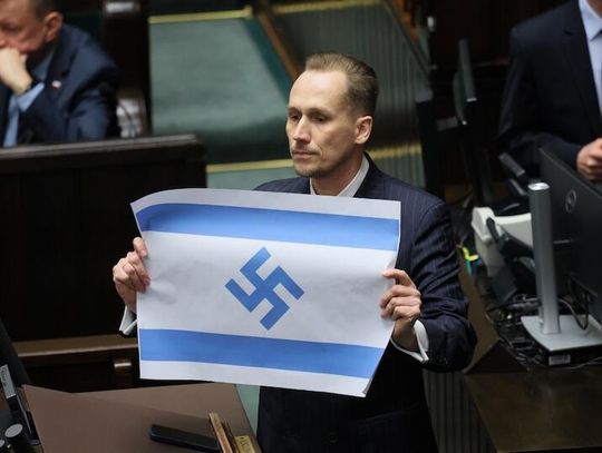 Prokuratura prowadzi czynności sprawdzające ws. posłużenia się przez posła Berkowicza zmodyfikowaną flagą Izraela