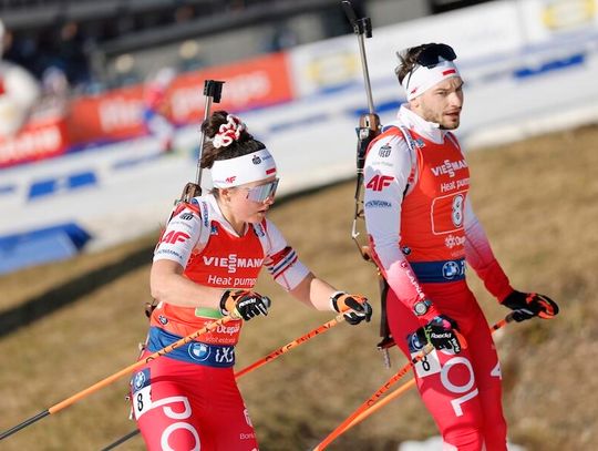 PŚ w biathlonie - piąte miejsce Polaków w supermikście PŚ w biathlonie - piąte miejsce Polaków w supermikście