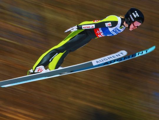 PŚ w skokach kobiet - popis Bełtowskiej w przerwanym konkursie w Lake Placid