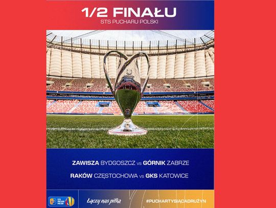 Puchar Polski - w półfinałach Zawisza z Górnikiem i Raków z GKS