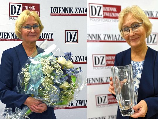 Redaktor naczelna Alicja Otap świętowała 40 lat pracy w „Dzienniku Związkowym”