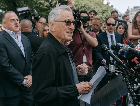 Robert De Niro: Trump nigdy nie odda władzy, jeśli wygra wybory