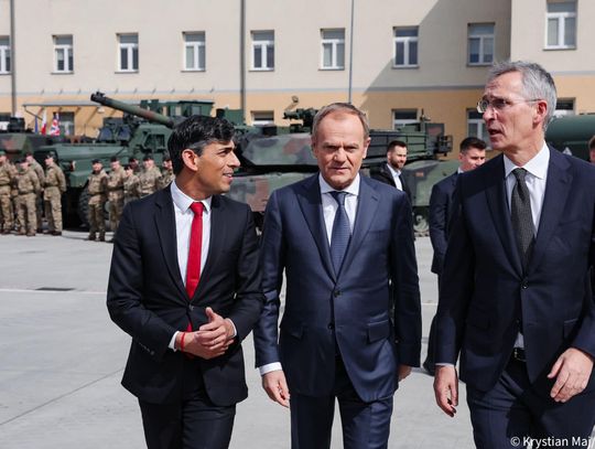 Rozpoczęło się spotkanie premiera Tuska z szefem NATO i premierem Wielkiej Brytanii