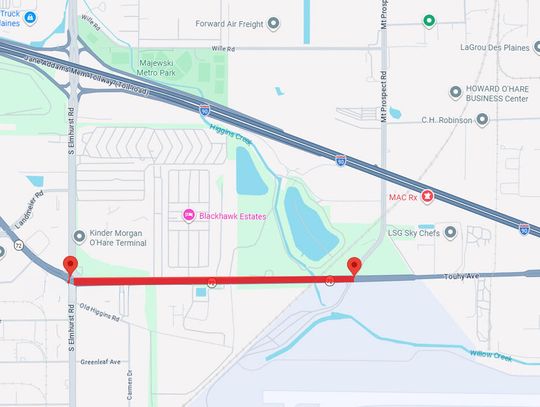 Ruszył projekt przebudowy Touhy Avenue na północno-zachodnich przedmieściach