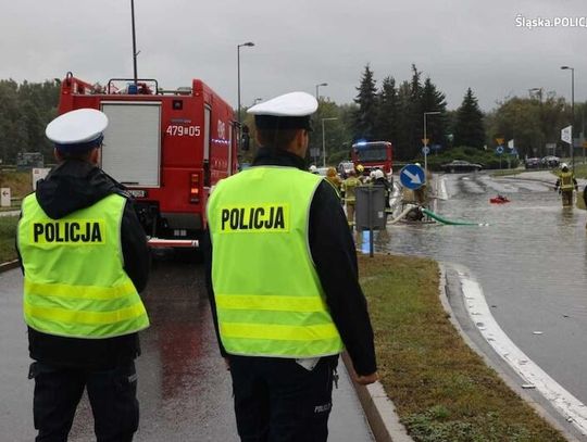 Rzecznik KGP: dachował samochód z komendantem głównym policji Markiem Boroniem