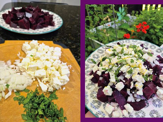 Salatka z buraków z feta