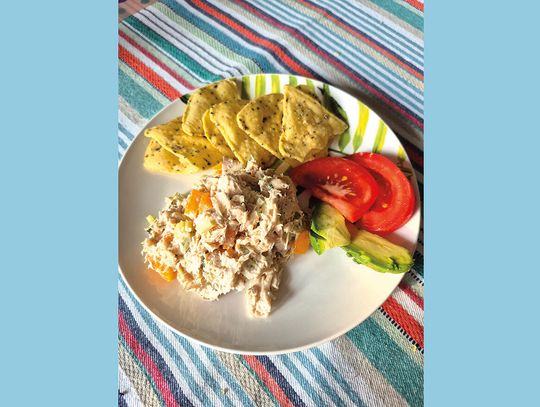 Sałatka z kurczakiem inaczej