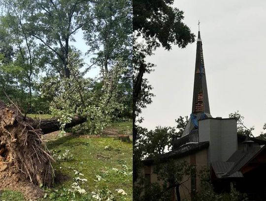 Sanktuarium w Merrillville znów ucierpiało podczas nawałnicy