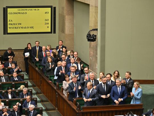 Sejm udzielił wotum zaufania rządowi Donalda Tuska