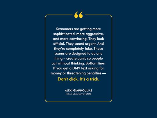 Sekretarz stanu Alexi Giannoulias ostrzega przed fałszywymi SMS-ami