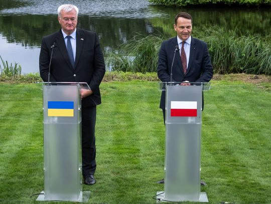 Sikorski: wierzę, że Polska zawsze będzie wspierać wolną Ukrainę