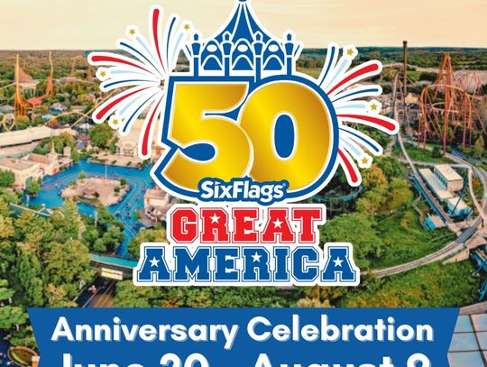 Six Flags Great America w Gurnee w tym roku świętuje 50-lecie