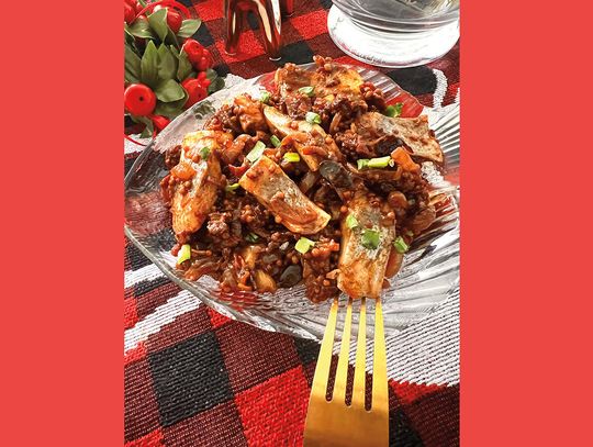 Śledzie z suszonymi pomidorami Śledzie z suszonymi pomidorami