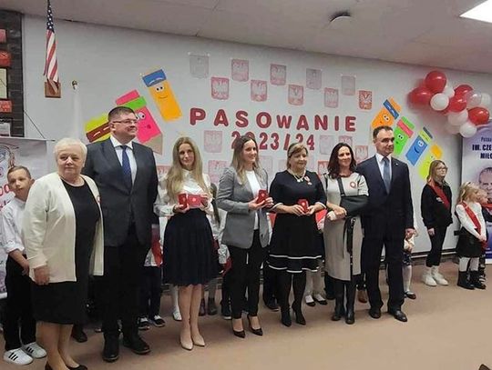 Ślubowanie pierwszoklasistów w Szkole Miłosza