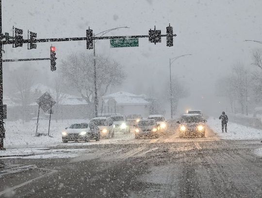 Śnieg i wiatr w wielu powiatach Illinois (ZDJĘCIA)