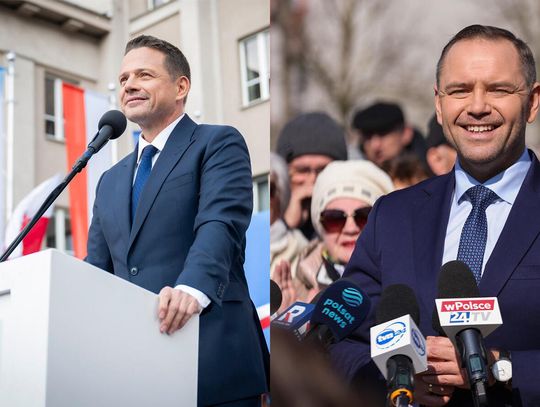 Sondaż dla "Super Expressu": 45,7 proc. chce poprzeć Trzaskowskiego, 43,6 proc. Nawrockiego