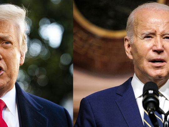 Sondaż "NYT": Remis w starciu Biden-Trump