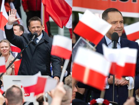 Sondaż Opinia24: Trzaskowski - 47,4 proc., Nawrocki - 46,3 proc.