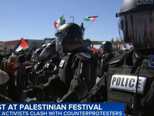 Starcia i aresztowania podczas Palestine Fest w Bridgeview