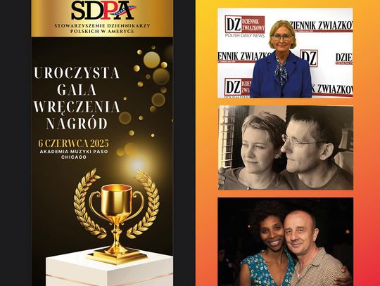 Stowarzyszenia Dziennikarzy Polskich w Ameryce zaprasza na galę wręczenia swoich wyróżnień