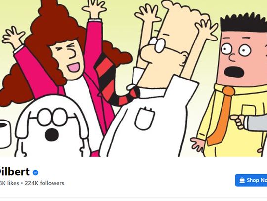 Gazety usuwają komiks „Dilbert” po rasistowskiej tyradzie jego twórcy Scotta Adamsa